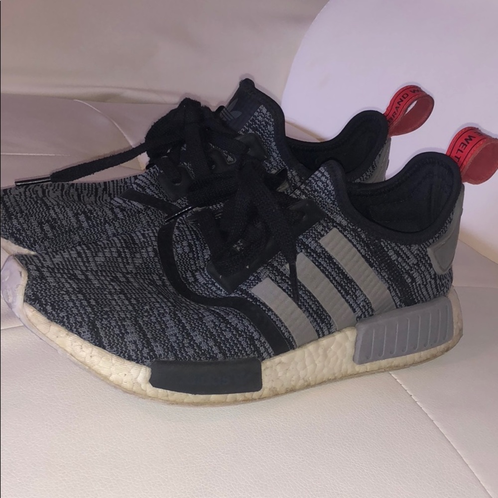Adidas NMDs -grey and red!
